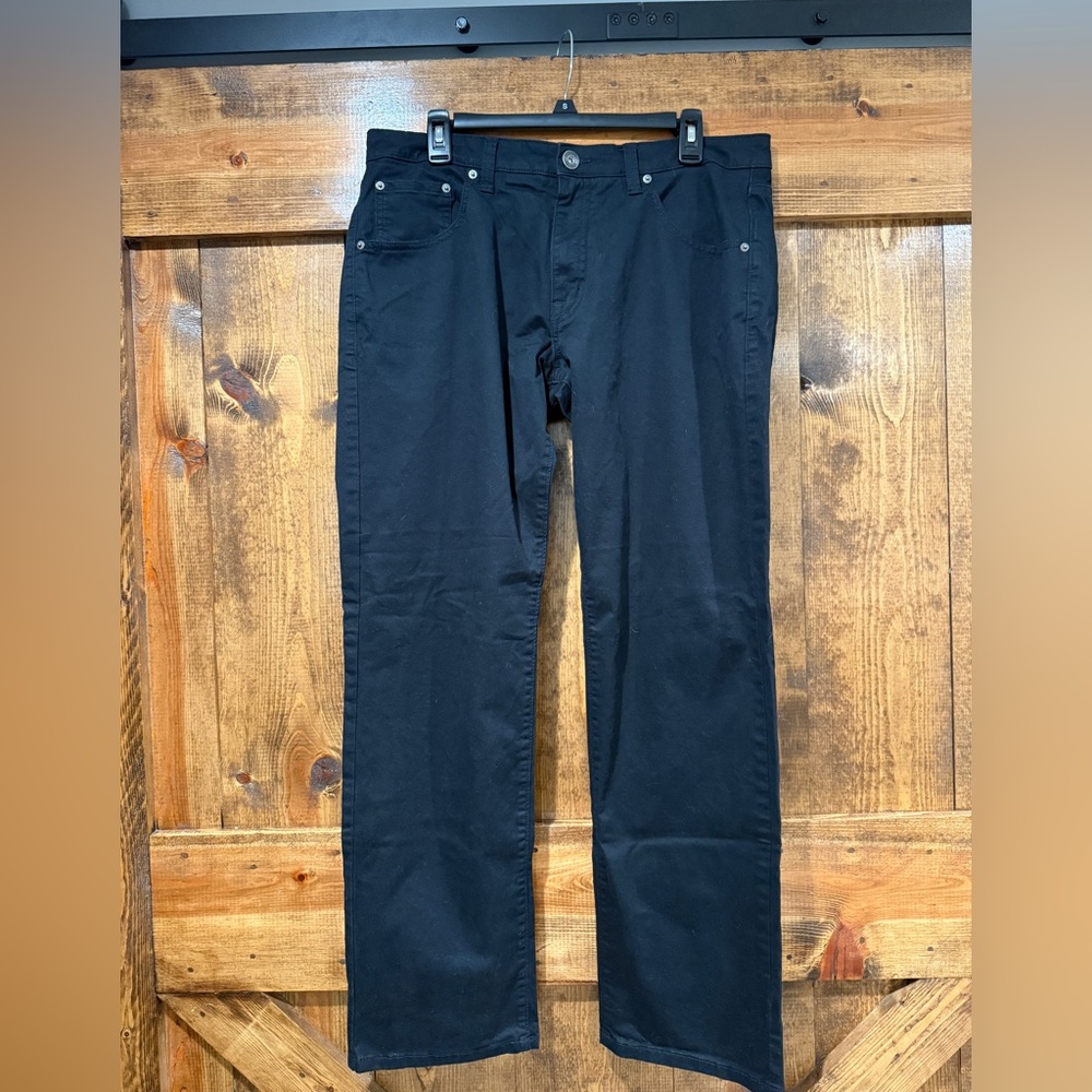 UntuckIt 5 Pocket Chino Pants - Black -‎ 34x32